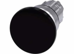 Tlačítko Siemens Houba černá 22 mm kov 40 mm Impulse 3SU1050-1BD10-0AA0