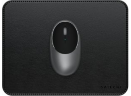 Satechi Podložka pod myš Premium (černá) z veganské kůže, podložka pod stůl