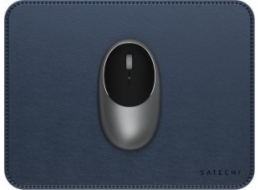 Satechi Podložka pod myš Premium Veganská kožená podložka na stůl (modrá)