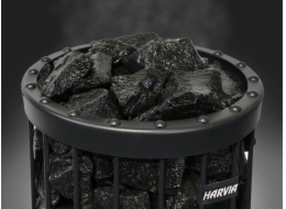 Saunové kameny, černý vulkanit, 5 - 10 cm, 20 kg