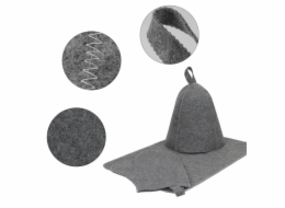 Saunová souprava FLAMMIFERA (pasenka/klobouk/rukavice)