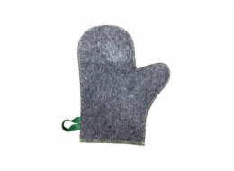 Rukavice do sauny FLAMMIFERA, 27 x 22 cm, šedá
