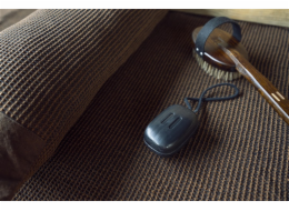 Saunový kartáč RENTO, Tmavý bambus