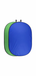 Walimex pro Falthintergrund 200x230cm grün/blau