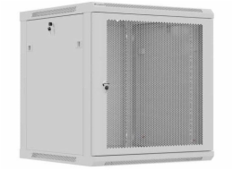 Lanberg Cabinet MONTÁŽNÍ RACKOVÁ SKŘÍŇ NÁSTĚNNÁ 19 12U 600X600 ŠEDÉ PERFOROVANÉ DVEŘE (PLOCHÉ BALENÍ)