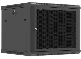 Lanberg Skříň INSTALACE RACKOVÉ SKŘÍNĚ ZÁVĚSNÁ 19 9U 600X600 černé perforované dveře (PLOCHÉ BALENÍ)