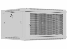 Lanberg Cabinet MONTÁŽNÍ RACKOVÁ SKŘÍŇ NÁSTĚNNÁ 19 6U 600X600 ŠEDÉ PERFOROVANÉ DVEŘE (PLOCHÉ BALENÍ)