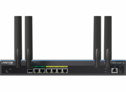 LANCOM 1930EF-5G - Smerovac - WWAN 4portový switch - 1GbE - porty WAN: 2 - 5G, 4G, 3G - Lze montovat do rozvadece - pro P/N: 60183, 60184, 60185, 60186, 60199, 60200, 60201, 60207, 61234, 61652, 61653