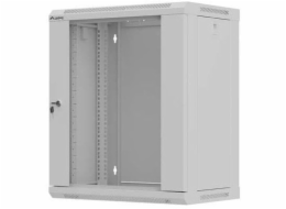 LANBERG 19" RACKOVÁ SKŘÍŇ 12U/540X350 (FLAT PACK) S PROSKLENÝMI DVEŘMI ŠEDÁ