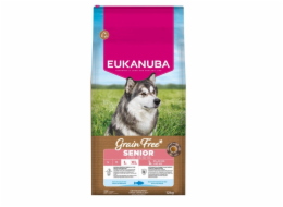 EUKANUBA Grain Free Senior Large Ocean Fish - suché krmivo pro psy - 12kg