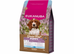 EUKANUBA Grain Free Puppy Small/Medium Ocean Fish - suché krmivo pro psy - 3kg