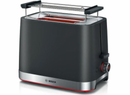 Bosch TAT4M223 toustovač 4 2 krajíců 950 W Černá, Nerezová ocel