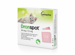 VETOQUINOL Dronspot - odčervovací kapky pro kočky 0,5-2,5 kg