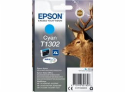 BAZAR - EPSON ink bar Singlepack "Jelen" Cyan T1302 DURABrite Ultra Ink (10,1 ml) - Poškozený obal (Komplet)