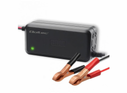 Qoltec Mikroprocesorová nabíječka 12V | 5A | Nabíječka AGM GEL SLA baterií | 6stupňové nabíjení