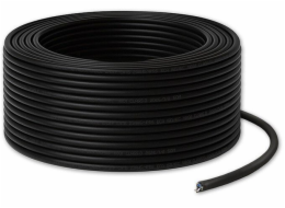 Qoltec Síťový patchcord UTP s kroucenou dvojlinkou | CAT6 | Vysokorychlostní 1Gb/s | LAN | 50m | Černá