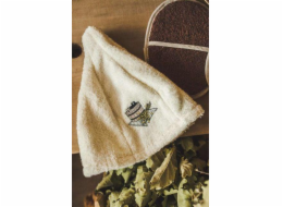 Bavlněná čepice do sauny s obrázkem vířivky, písku