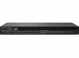LANCOM XS-5116QF - Prepínac - L3 - rízený - 12 x 1 Gigabit / 10 Gigabit SFP+ + 2 x combo 1/2.5/5/10 Gigabit Ethernet / 1/10 Gigabit SFP+ + 2 x 40 Gigabit QSFP+ (uplink/stacking) - proudení vzduchu zpr