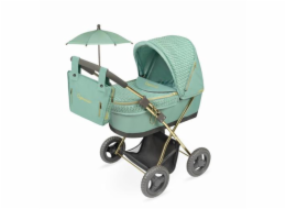 Dětský kočárek DeCuevas skládací pro panenky se slunečníkem a taškou Capriccio 2025 - 60 cm