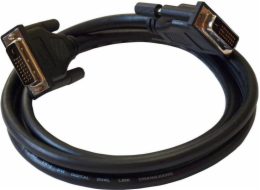 Art Kabel DVI-D - DVI-D 1,8 m černý (KABDVI DUAL 1,8M AL-OEM-131)