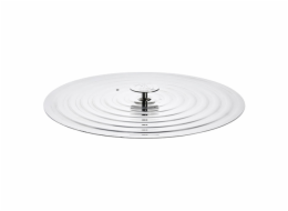 Poklice na hrnce de Buyer, 3460.04, průměr 30-32 cm, univerzální, nerezová, pro nízké pánve, zesílený profil