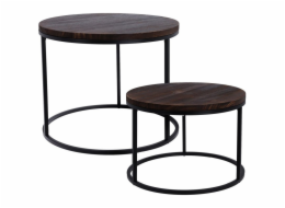 Stolek odkládací sada 2 ks pr. 50 / 57 cm KO-AAE442400