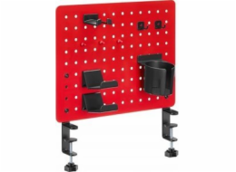 Pegboard upínací na stůl  červený  ocel