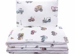 VABINOVÁ SOUPRAVA SATÉNOVÉ BAVLNĚNÉ POVLEČENÍ 100X135CM STROJ