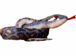 LeanToys Plyšová hračka Plyšový had šedá 210 cm