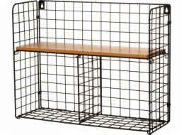 Kovová kancelářská police 45 x 15,5 x 35,5 cm