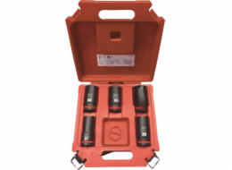 Milwaukee Sada rázových hlav (prodloužená) 3/4 5dílná. (27, 30, 32, 33, 36 mm) Milwaukee