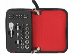 Milwaukee Sada ráčnových ořechů a bitů MILWAUKEE, 39dílná.