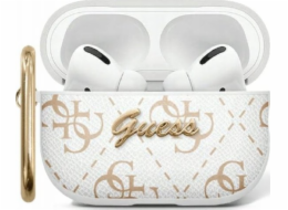 Guess Guess GUA2PG4GPH Kryt na AirPods 1/2 bílý/bílý 4G háček
