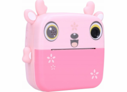 ExtraLink Sada | Termotiskárna EPP-005 růžová + 3 role termopapíru | kolouch