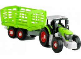 Lean Sport Otevíratelný traktor 43 cm s přívěsem