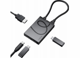 HUB Splitter 4v1 USB TYPE-C na 1x HDMI 4K 3x USB-C PD3.0 10Gbps / Ulanzi H1