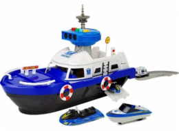 Lean Sport Policejní transportní člun s autíčky, zvukem a světly