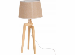 Stolní lampa s plátěným stínidlem, 66 cm