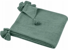 Beliani Bavlněná deka SANCHEZ s třásněmi, 125 x 150 cm