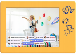 InLine DIGITÁLNÍ FOTORÁMEČEK DOODLE 9/BÍLÁ FF0901SA-WE01 MYFIRST