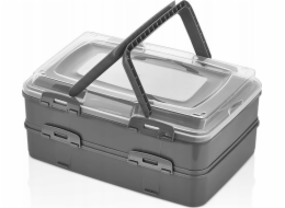 Katex DVOJITÁ ŠEDÁ KRABIČKA NA DORT PRO PŘENÁŠENÍ