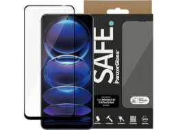 PanzerGlass SAFE od PanzerGlass Ochranné pouzdro na displej pro Xiaomi Redmi Note 12 5G / 12 4G / Poco X5, ultraširoký kryt, černá/černá SAFE95344