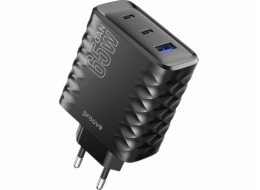 Alogy Síťová nabíječka 230 V s rychlonabíjením 65 W, 2 USB-C, USB Type-C + USB-A, GAN / Speed Surge GAN 65 W