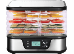 LTC Sušička Sušička LTC na houby, zeleninu, ovoce, maso, kov, 5 táců s displejem, 380 W