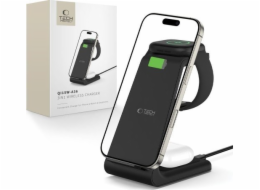 Tech-Protect Bezdrátová nabíječka QI15W-A36 3v1 pro Apple, černá