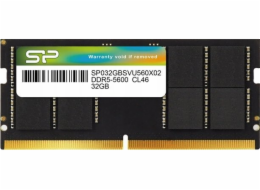 Silicon Power SP032GBSVU560F02 paměťový modul 32 GB 1 x 32 GB DDR5 SODIMM 5600 MHz ECC