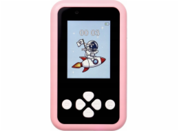 Slowmoose Dětský herní telefon s 2,4" IPS obrazovkou a tlačítky KDC-0027A růžový