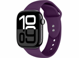 Crong Liquid - řemínek pro Apple Watch 38/40/41/42 mm (švestkový)