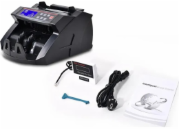 Extralink | Profesionální počítadlo nominálních hodnot bankovek | počítadlo peněz UV MGF černá