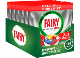 Fairy Tablety do myčky Platinum Plus All in One 114 ks.